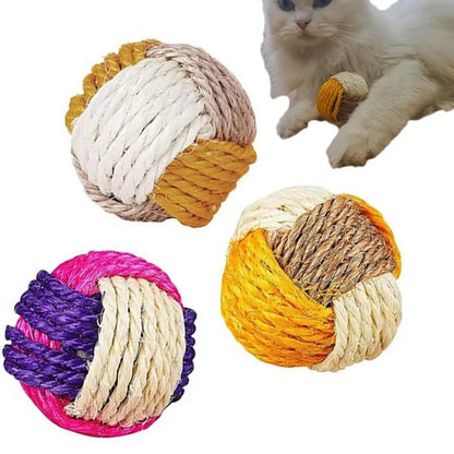 Cat Sisal Ball