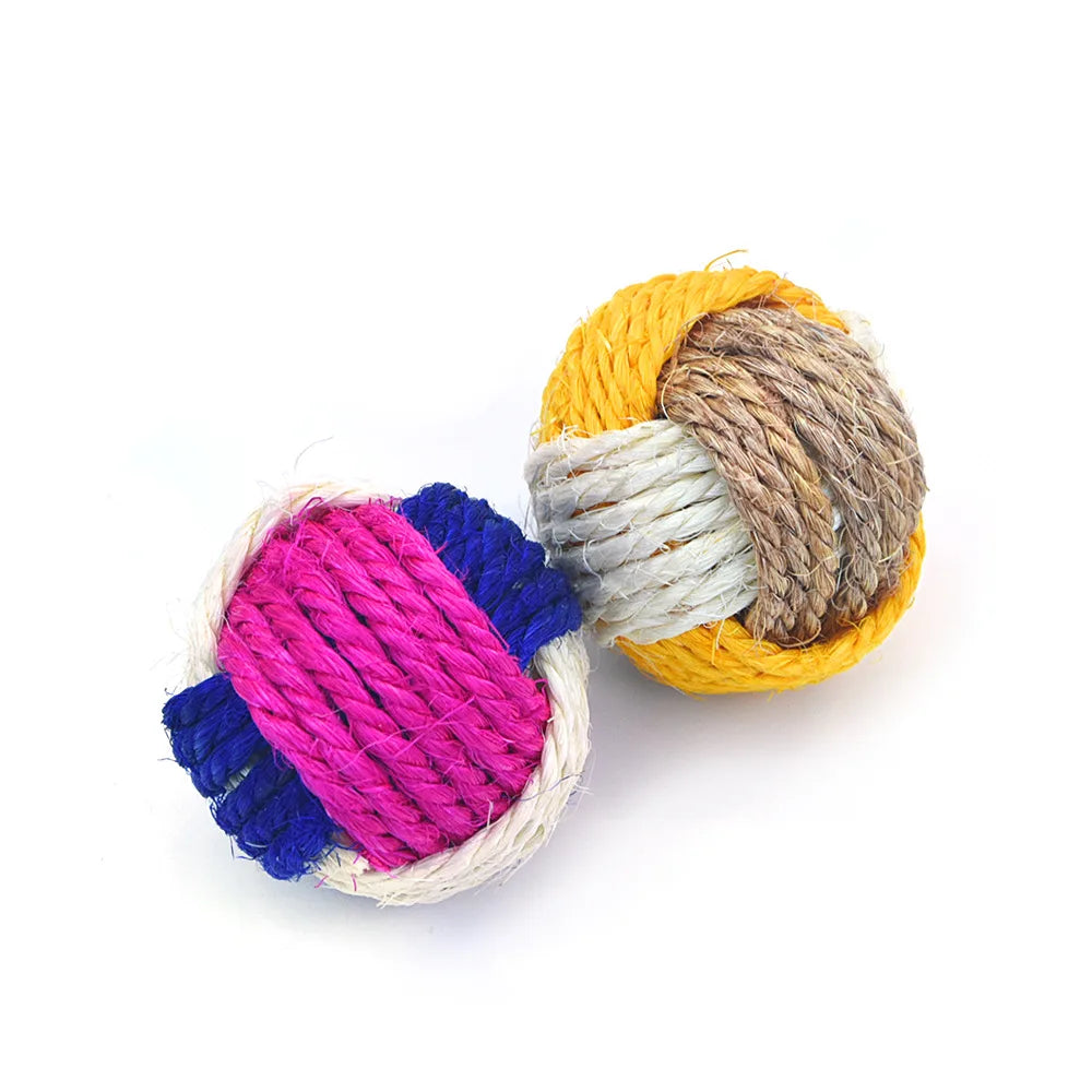 Cat Sisal Ball